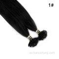 Remy Human Hair Extension Fusions Nagel U Tipp vorgebundenes Haar Russische jungfräuliche menschliche Haare in Erweiterung